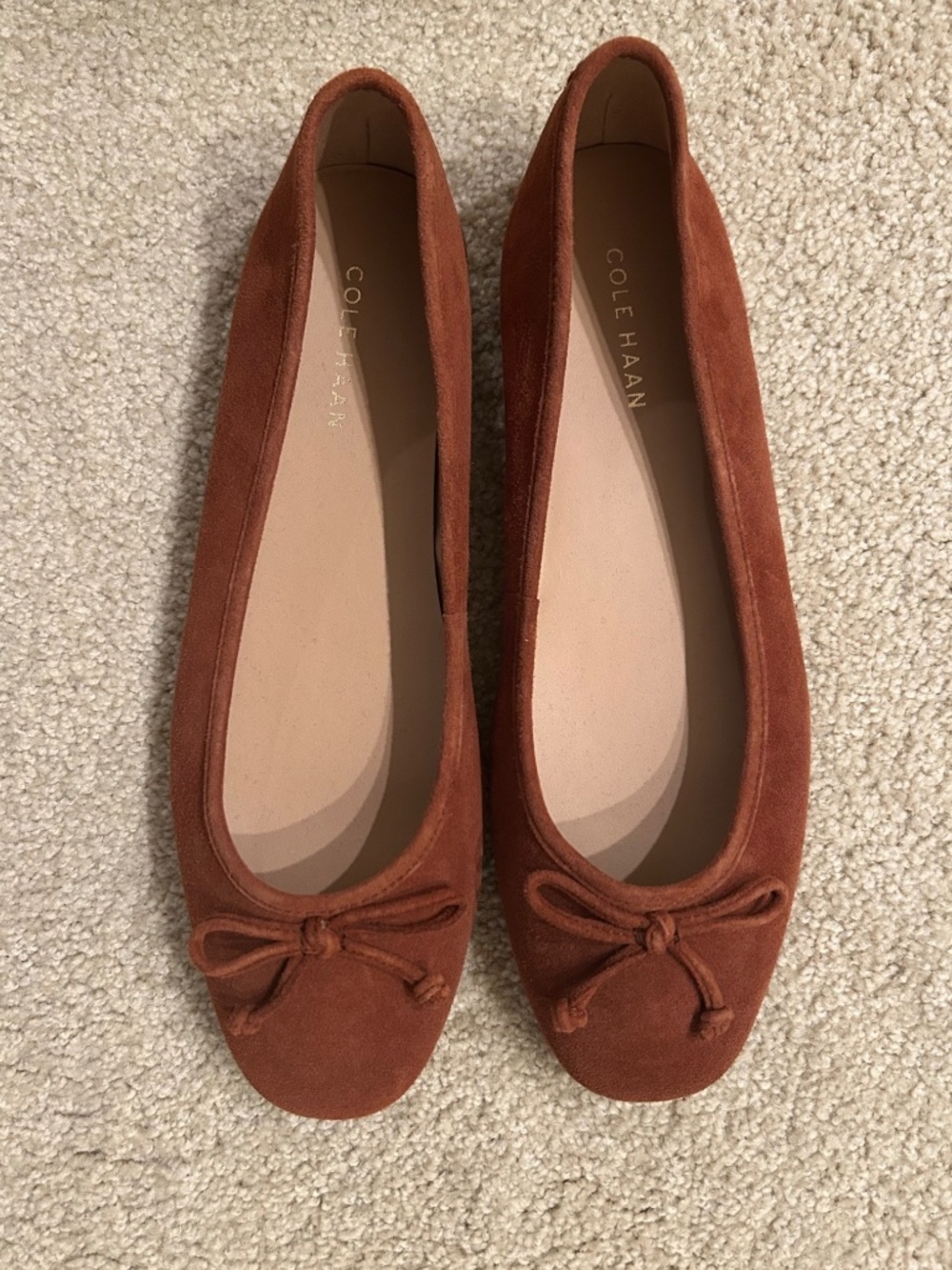Cole Haan | Shoes | Yara Ballet Flats | Cognac Suede | Size 8 | New Without Box
